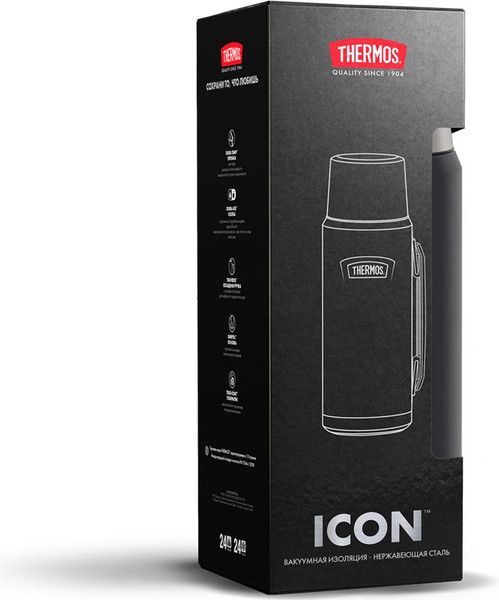 Изображение товара Термос для напитков Thermos IS-210 GT / 563248 (гранитный)