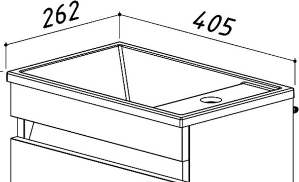 Изображение товара Умывальник Belux Чикаго 400