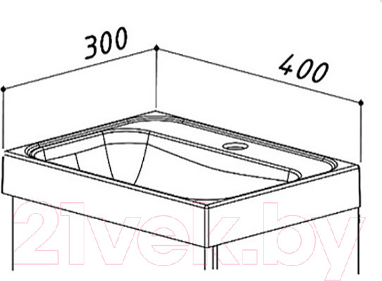 Изображение товара Умывальник Belux Бостон 400
