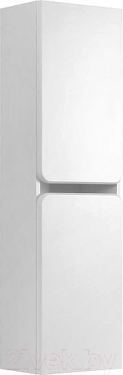 Изображение товара Шкаф-полупенал для ванной Belux Бостон П 35 (1, белый глянцевый)