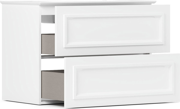 Изображение товара Тумба под умывальник Belux София НП 75-02 (1, белый глянцевый)