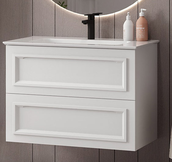 Изображение товара Тумба под умывальник Belux София НП 95-02 (1, белый глянцевый)