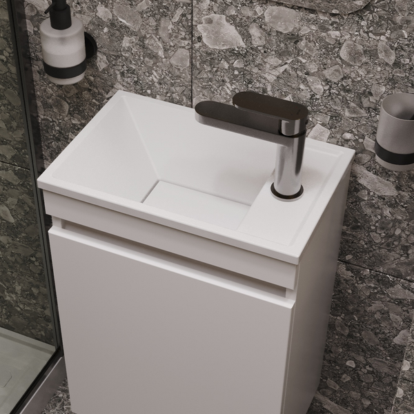 Изображение товара Тумба под умывальник Belux Чикаго НП 40 (1, белый глянцевый)