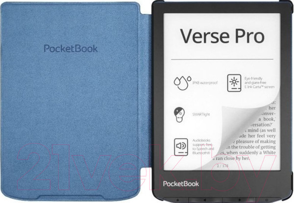 Изображение товара Обложка для электронной книги PocketBook Shell Cover H-S-634-B-CIS