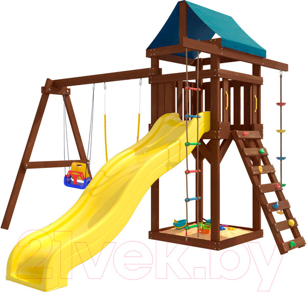Изображение товара Игровой комплекс National Tree Company IgroWoods с качелями 3 в 1 / ДП-15 Premium