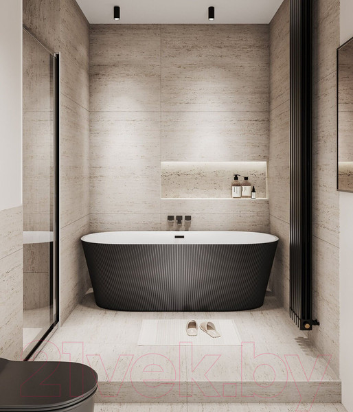 Изображение товара Ванна акриловая Grossman GR-27021MB Forta 170x75