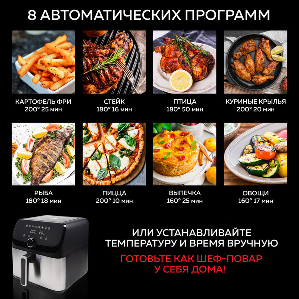 Изображение товара Аэрогриль GFGRIL GFA-7500