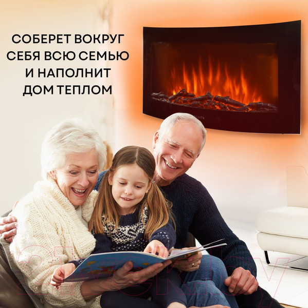 Изображение товара Электрокамин PLANTA PFP-WM190CURV