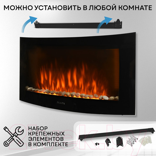 Изображение товара Электрокамин PLANTA PFP-WM190CURV