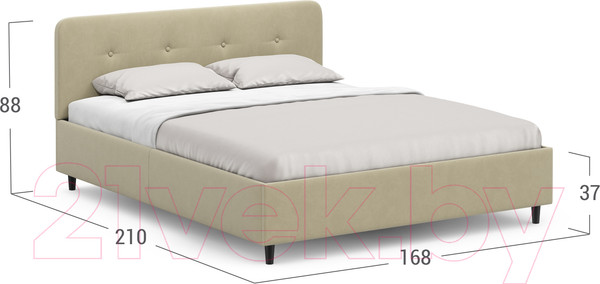 Изображение товара Двуспальная кровать Moon Family 1253 / MF010612