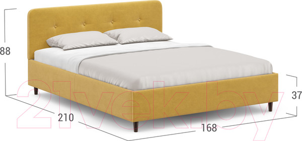 Изображение товара Двуспальная кровать Moon Family 1253 / MF010552