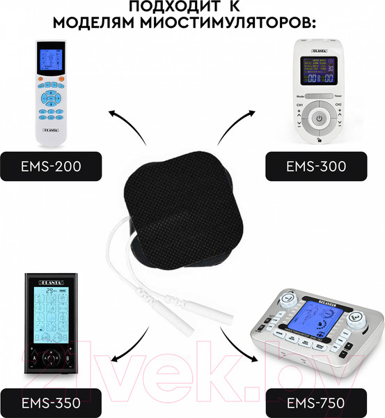 Изображение товара Комплект электродов для миостимулятора PLANTA EMS-350 (2шт)