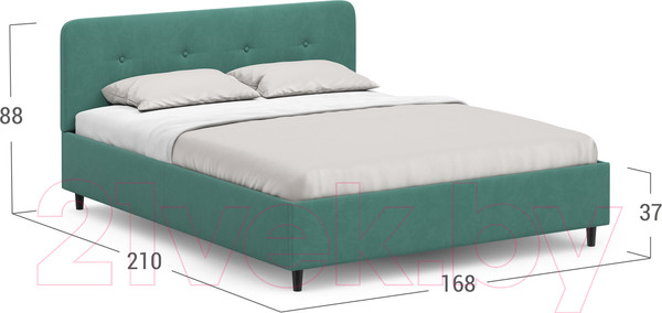 Изображение товара Двуспальная кровать Moon Family 1253 / MF010452