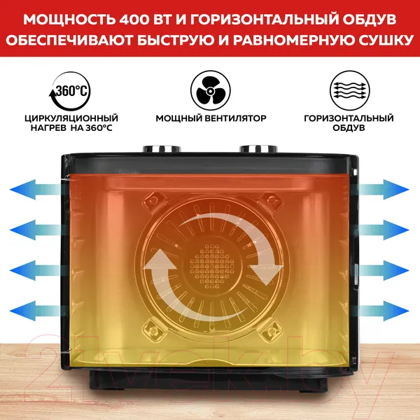 Изображение товара Сушильный шкаф для овощей и фруктов GFGRIL GFD-003
