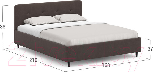 Изображение товара Двуспальная кровать Moon Family 1253 / MF010513