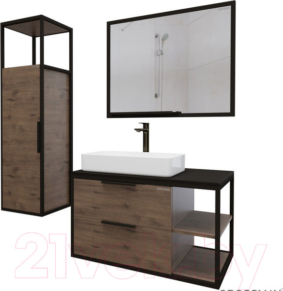 Изображение товара Тумба под умывальник Grossman Лофт 90 / 1090012