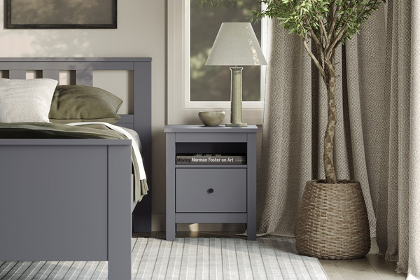 Изображение товара Полуторная кровать Mio Tesoro Сага 140x200 2.08.04.060.4 (серый)