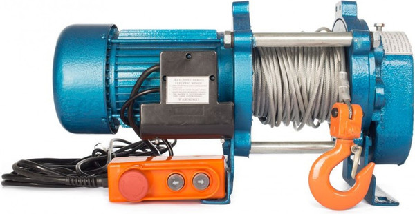 Изображение товара Лебедка электрическая TOR ЛЭК-300 E21 KCD 300кг 220 В с канатом 30 м (T) / 1026400
