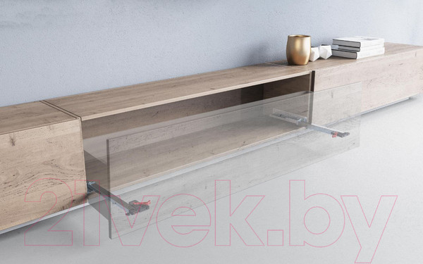 Изображение товара Комплект направляющих мебельных Samet Smart Slide / 127240238 (полного выдвижения с доводчиком 600мм)