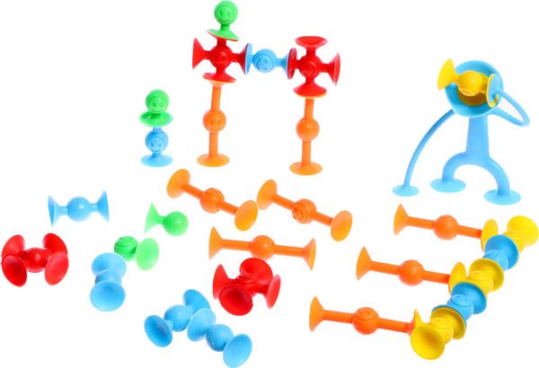 Изображение товара Конструктор Sima-Land Веселые присоски 886B / 9950037 (28эл)