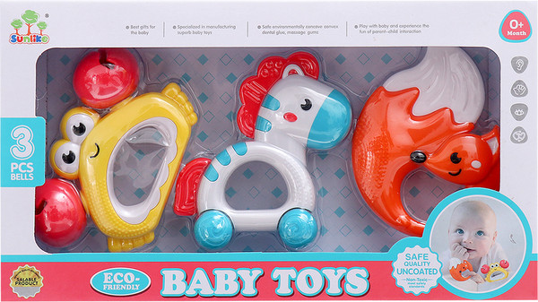 Изображение товара Набор погремушек Sima-Land Зверята SL84858 / 10103349