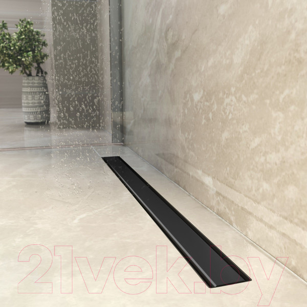 Изображение товара Трап для душа Berges Optim Line Black 500 / 095505