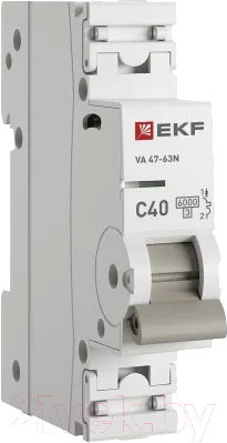 Изображение товара Выключатель автоматический EKF PROxima ВА 47-63N / M636140C