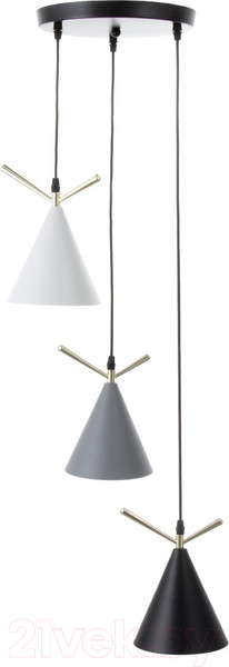 Изображение товара Люстра BayerLux Сканди / 9644077 (серый/белый/черный)