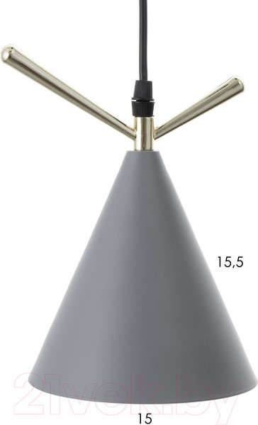 Изображение товара Люстра BayerLux Сканди / 9644077 (серый/белый/черный)