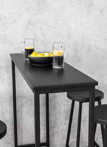 Изображение товара Табурет барный Stal-Massiv SMH-78 (дуб черный/черный)