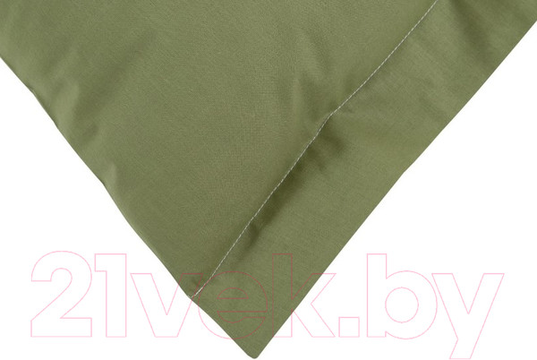 Изображение товара Комплект наволочек АртПостель с ушками поплин 970 (50x70, олива)