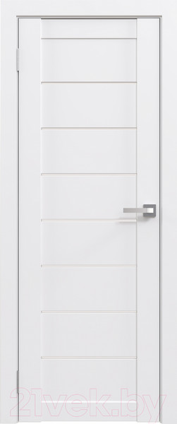 Изображение товара Дверь межкомнатная Юни Амати 01 90x200 (белая шагрень/стекло белое)