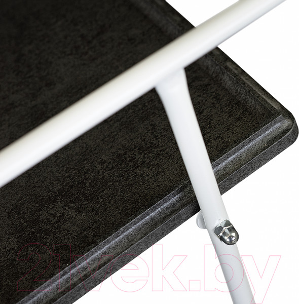 Изображение товара Сервировочный столик Мебелик Новум (белый/серый графит/серый бетон)