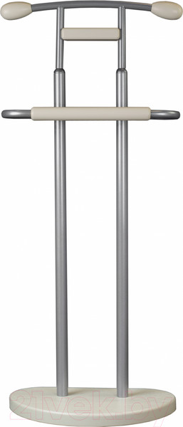 Изображение товара Стойка для одежды Мебелик Костюмная Галант 333 (металлик/слоновая кость)