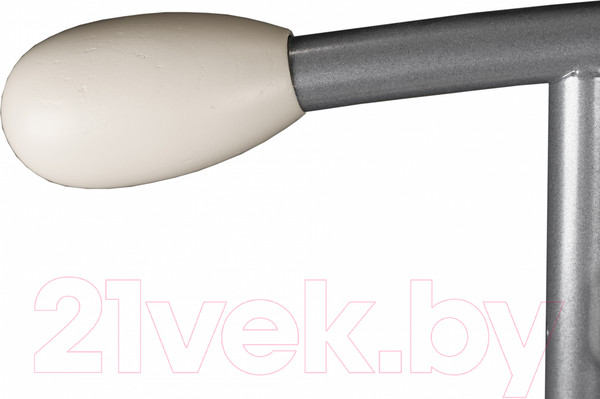 Изображение товара Стойка для одежды Мебелик Костюмная Галант 333 (металлик/слоновая кость)