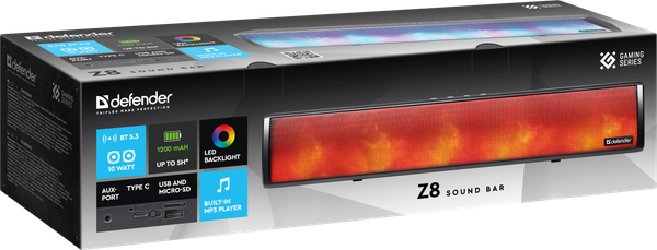 Изображение товара Звуковая панель (саундбар) Defender Z8 / 65118