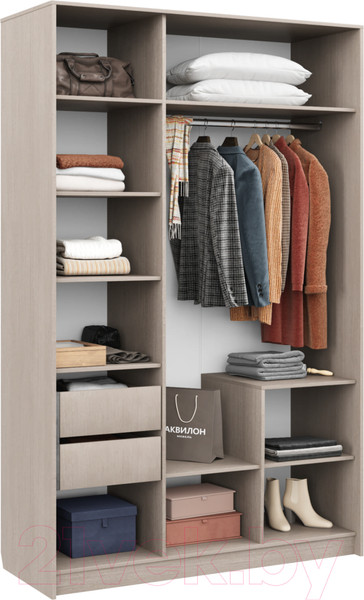 Изображение товара Шкаф Аквилон Муза №25 (тира/кадена вуд)