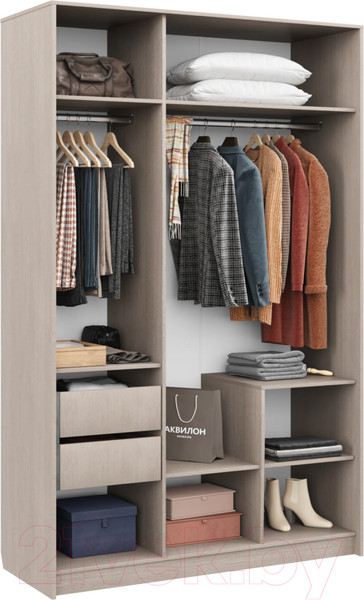 Изображение товара Шкаф Аквилон Муза №25 (тира/кадена вуд)