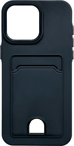 Изображение товара Чехол-накладка Case Matte Card Case для iPhone 13 Pro (черный матовый)