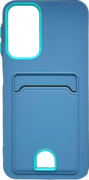 Изображение товара Чехол-накладка Case Matte Card Case для Galaxy A24 (голубой матовый)