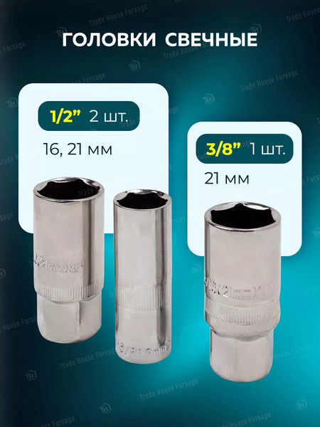 Изображение товара Универсальный набор инструментов FORSandTUNE 38841(58199)