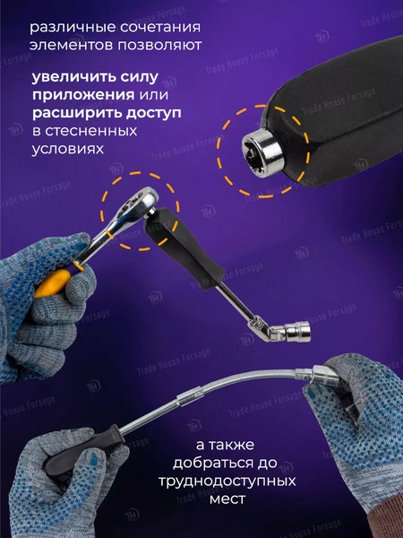 Изображение товара Универсальный набор инструментов Megatools MT-2462-5(57954)