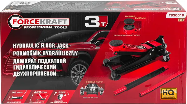 Изображение товара Подкатной домкрат ForceKraft FK-T830018 HT