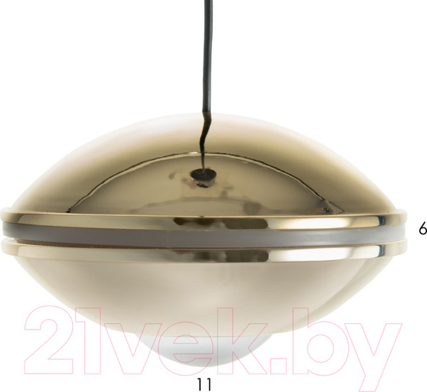 Изображение товара Потолочный светильник BayerLux Сатурея / 9231563 (золото)