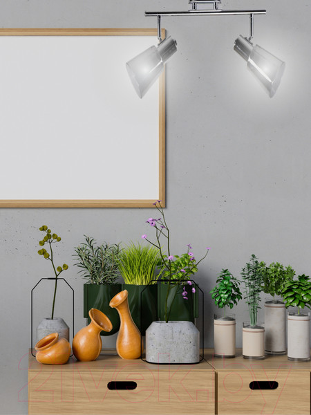 Изображение товара Спот Aitin-Pro НПБ 02-2x60-102 / 51596/2 (хром)