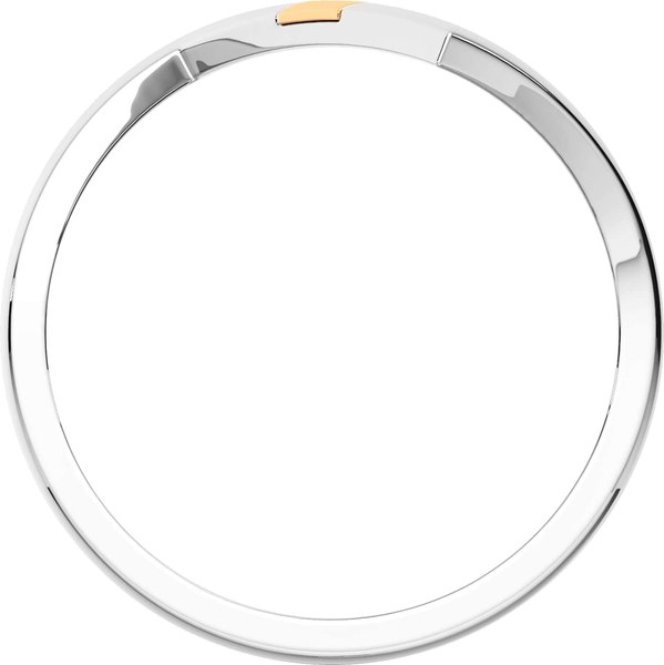 Изображение товара Кольцо из серебра ZORKA 0200095.G14K (р.18, с золотой вставкой)