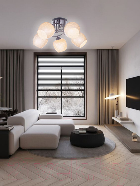 Изображение товара Люстра Aitin-Pro НПБ 02-5x60-101 / 70182/5 (черный)