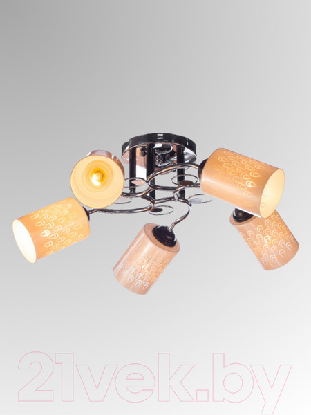 Изображение товара Люстра Aitin-Pro НПБ 02-5x60-101 / 70180/5 (хром/черный)