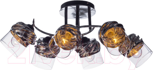 Изображение товара Люстра Aitin-Pro НПБ 02-6x60-101 / 70161/6 (хром/черный)