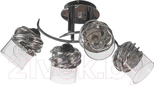 Изображение товара Люстра Aitin-Pro НПБ 02-4x60-101 / 70161/4 (хром/черный)